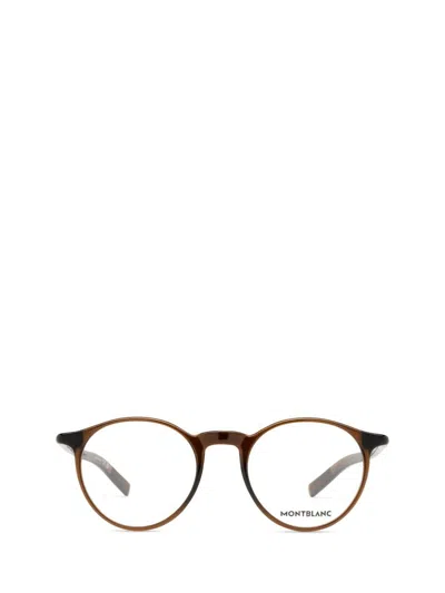 Montblanc Eyeglasses In Brown