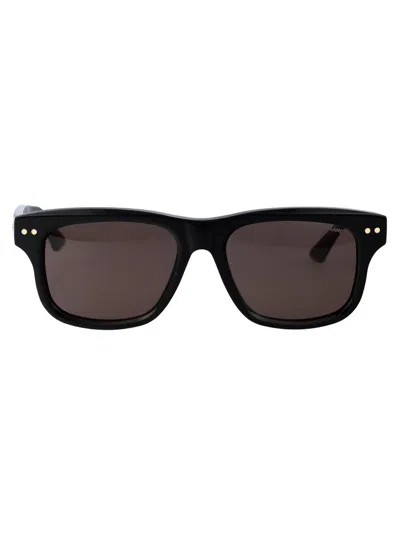 Montblanc Eyewear Panthos Frame Sunglasses In Black