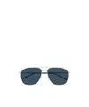 Montblanc Eyewear Pilot Frame Sunglasses In Blue