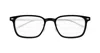 Montblanc Eyewear Rectangle Frame Glasses In Black