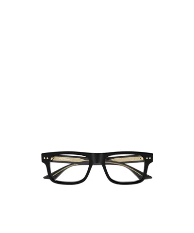Montblanc Eyewear Rectangle Frame Glasses In Black