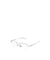 Montblanc Eyewear Rectangle Frame Glasses In White