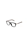 Montblanc Eyewear Rectangular Frame Glasses In Black