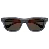 Montblanc Eyewear Rectangular Frame Sunglasses In Blue