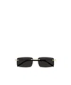 Montblanc Eyewear Rectangular Frame Sunglasses In Black