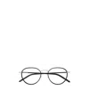 Montblanc Eyewear Round Frame Glasses In Black