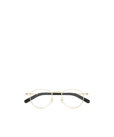 Montblanc Eyewear Round Frame Glasses In Multi