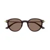 Montblanc Eyewear Round Frame Sunglasses