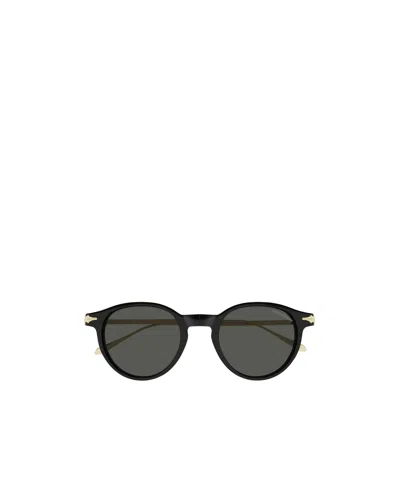 Montblanc Eyewear Round Frame Sunglasses