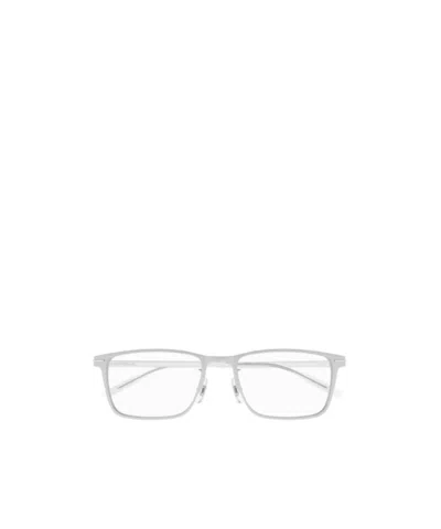 Montblanc Eyewear Square Frame Glasses In White