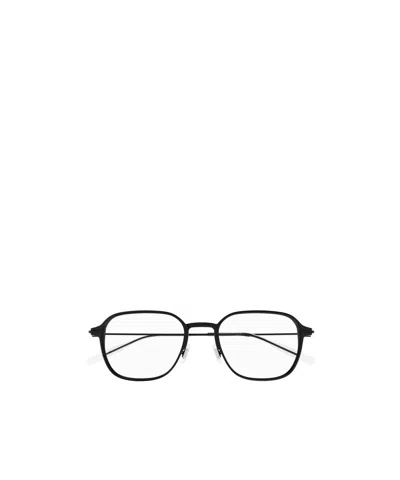 Montblanc Eyewear Square Frame Glasses In Black