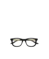 Montblanc Eyewear Square Frame Glasses In Black