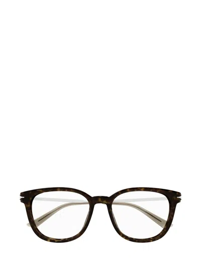 Montblanc Eyewear Square Frame Glasses In Black