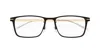 Montblanc Eyewear Square Frame Glasses In Black
