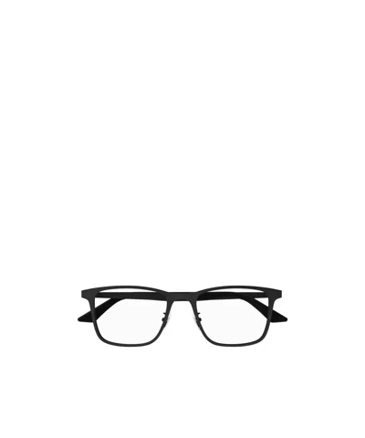 Montblanc Eyewear Square Frame Glasses In Black