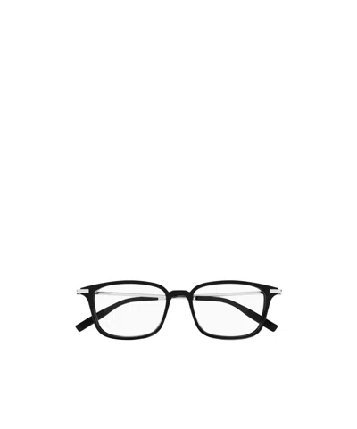 Montblanc Eyewear Square Frame Glasses In Black