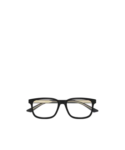Montblanc Eyewear Square Frame Glasses In Black