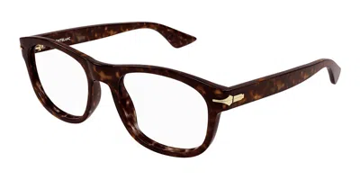 Montblanc Eyewear Square Frame Glasses In Brown