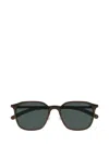 Montblanc Eyewear Square Frame Sunglasses In Blue
