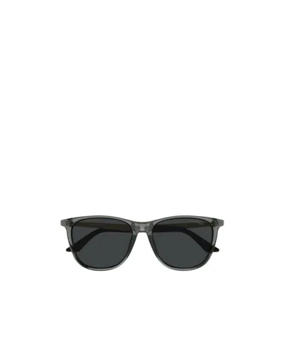 Montblanc Eyewear Square Frame Sunglasses In Black