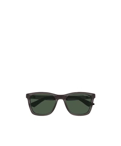 Montblanc Eyewear Square Frame Sunglasses In Black