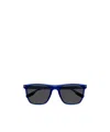Montblanc Eyewear Square Frame Sunglasses In Blue