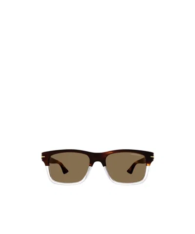 Montblanc Eyewear Square Frame Sunglasses In Brown