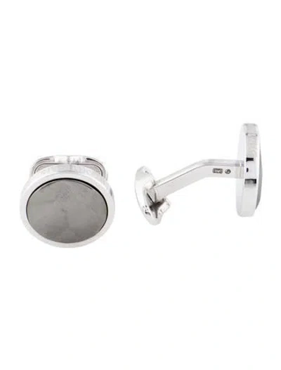Pre-owned Montblanc Faceted Cufflinks In Multi
