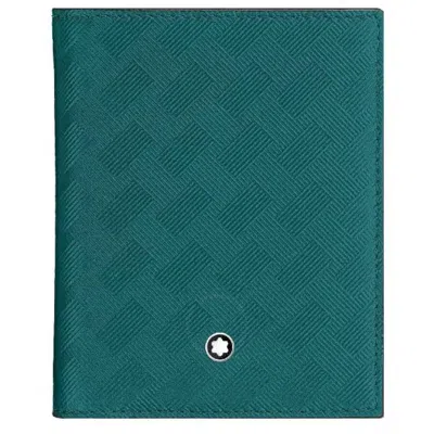 Montblanc Fern Blue Extreme 3.0 Wallet Compact In Green
