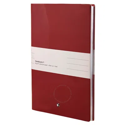 Montblanc Fine Stationery Notebook In Red