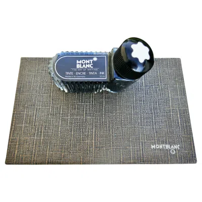 Pre-owned Montblanc Fountain Pen Holder. In Gray