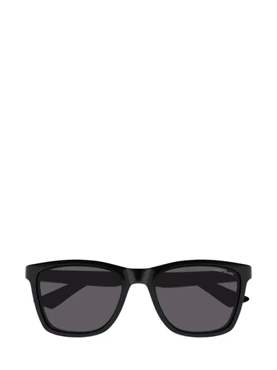Montblanc Full Frame Sunglasses In Black