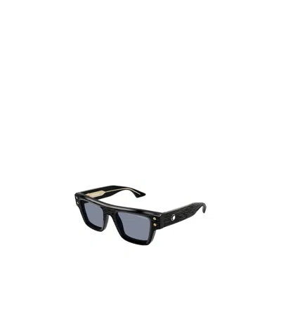 Montblanc Full Frame Sunglasses In Black