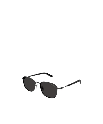 Montblanc Full Frame Sunglasses In Black