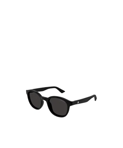 Montblanc Full Frame Sunglasses In Black