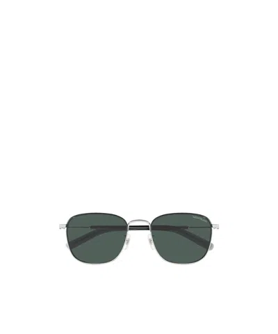 Montblanc Full Frame Sunglasses In Green