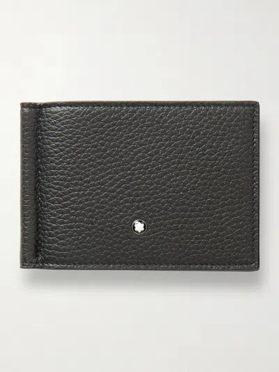Montblanc Full-grain Leather Billfold Wallet In Black