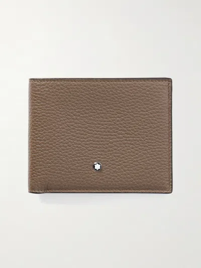 Montblanc Full-grain Leather Wallet In Brown