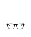 Montblanc Black-black-transparent Recycled Acetate Glasses In Black