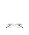 Montblanc Geometric-frame Glasses In Black
