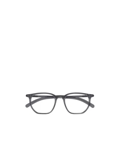 Montblanc Geometric-frame Glasses In Gray