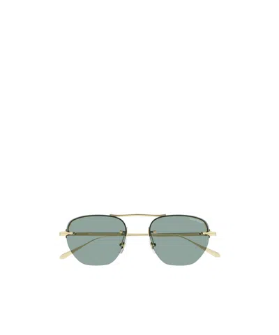 Montblanc Geometric Frame Sunglasses