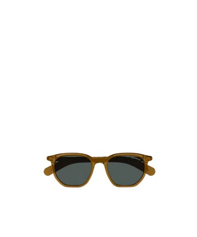 Montblanc Geometric-frame Sunglasses In Black