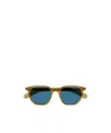 Montblanc Geometric-frame Sunglasses In Blue