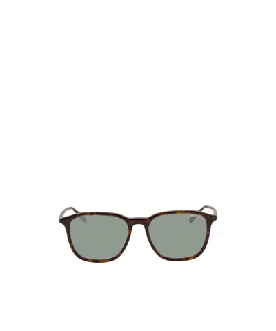 Montblanc Geometric Frame Sunglasses In Gray