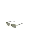 Montblanc Geometric-frame Sunglasses In Gray