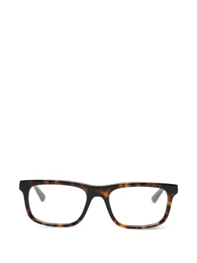 Montblanc Geometric Glasses In Brown