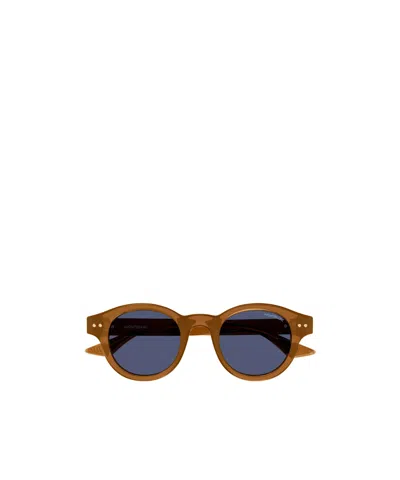 Montblanc Geometric Sunglasses In Brown