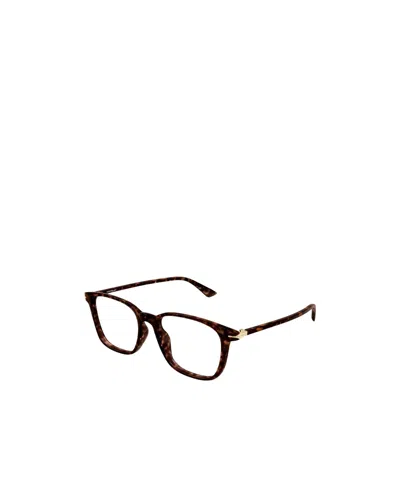 Montblanc Geometrically Framed Flat Mirror In Brown