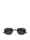 Montblanc Geometric-frame Double-bridge Sunglasses In Multi